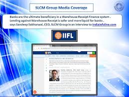 Our Group Ceo S Interview In Indiainfoline Com Slcmgroup Indiainfoline Mediacoverage With Images Media Coverage Finance Media