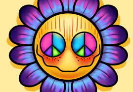Simple Hippie Drawings Easy How To Draw Hippie Flowers Trending Difficulty Any Dragoart Com how to draw hippie flowers trending