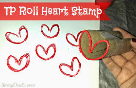 Maybe you would like to learn more about one of these? Diy Heart Stamp Using Toilet Paper Rolls Kids Valentines Craft Crafty Morning