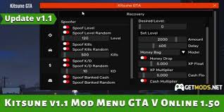 Download our free gta 5 mod menu for pc, ps4 and xbox. Download Kitsune V1 1 Mod Menu Gta V Online 1 50 Undetected