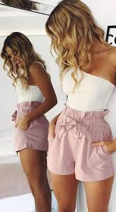 Beach Hot Pants Summer Shorts Beach High Waist Shorts Ladies Shorts Preppy Outfits Casual Summer Outfits Cute Casual Outfits