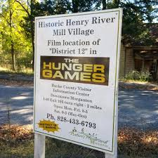 In the iconic scene where katniss and peeta finally reunite towards the end of the games, it's indeed at triple falls. Henry River Mill Village In Hildebran Nc