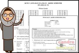 Kumpulan soal ipa kelas 7 semester 1 kurikulum 2013. Soal Uas Ipa Kelas 9 Semester 1 Dan Kunci Jawaban