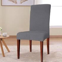 When it comes to transforming any room in your household, be it a bedroom, the kitchen or the dining room, plumbs made to measure loose chair covers and expert reupholstery service will give tired furniture a new lease of life. Dining Chair Covers Arms All Slipcovers You Ll Love In 2021 Wayfair