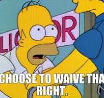 YARN | I choose to waive that right. | The Simpsons (1989 ...