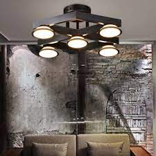 The modern ceiling luminaire from top light offers you optimal conditions for an elegant and efficient lighting concept. Acrylic Ceiling Lights Contemporary Industrial Black White 5 Lights Takeluckhome Com