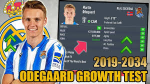 Martin ødegaard (pronunciación en noruego: Martin Odegaard Growth Test 2019 2034 Fifa 20 Career Mode Youtube