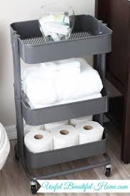 Bathroom Organizing With An Ikea Raskog Cart To Help Ikea Raskog Cart Ikea Raskog Ikea Storage