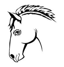 Horse Head Stencil Vector Images 15 I hope you will share my pleasure and find. vectorstock