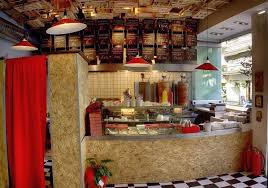 Prepared salads in takeout containers. To Kati Allo Fast Food Interior In Veroia Greece Dimitris Koukoudis Gyro Restaurant Greek Gyros Restaurant Pictures