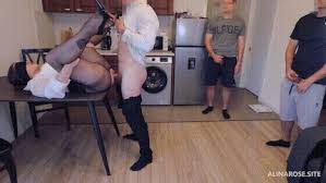Guys Waiting Their Turn With Blindfolded Alina Rose Porn Gif ...