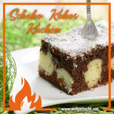 Getupfter Schoko Kokoskuchen Jede Sunde Wert Schoko Kokos Kuchen Kokoskuchen Kokoskuchen Rezept