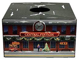 Measure from the bottom of the stand to the highest foliage tip to get a christmas tree's height. New The Original Christmas Tree Box Tree Stand Cover Battery Operated Led Fiber Optic Lighted Train Size Large 20 Buy Online In Dominica At Dominica Desertcart Com Productid 47651284