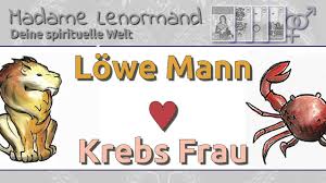 Wir passen sehr gut zusammen, sind ja schon 21 jahre verheiratet. Lowe Mann Krebs Frau