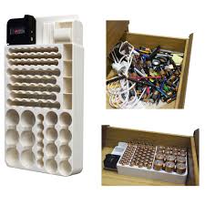 6% coupon applied at checkout save 6% with coupon. Battery Storage Organizer Rack 82 Holder Tester Case Box Organize Hold Aa Aaa 9v Walmart Com Walmart Com
