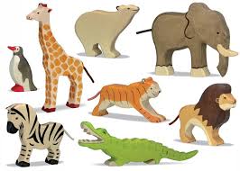 Wild Animal Set Noahs Ark Animals Wooden Animals Animals