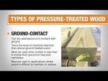 Can you put pressure treated lumber in the ground?