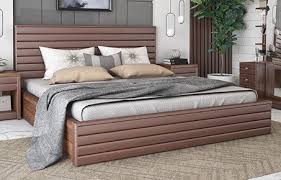 Bed designs catalogue wooden with indian frame inspired frames. King Size Bed Buy Manual Hydraulic King Size Beds Online Flat 35 Off