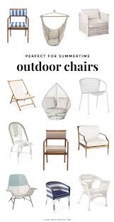 12 Outdoor Chairs Perfect For Summertime Outdoor Chairs Summer Chairs Creative Furniture