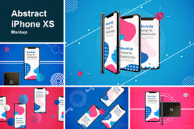 Download Ios Android Mockup In Device Mockups On Yellow Images Creative Store PSD Mockup Templates