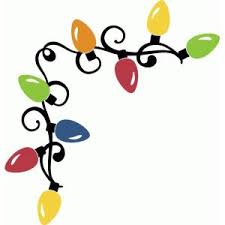 Silhouette Design Store Christmas Lights Corner Borders Christmas Stencils Christmas Decals Christmas Frames