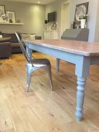 My Charity Shop Table Legs Annie Sloan French Linen And Old White Mix Top Limewashed With Dining Table Makeover Dining Furniture Kitchen Table Chairs