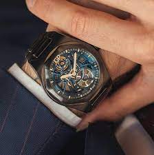 girard perregaux on instagram the new laureato skeleton ceramic earth to sky edition was unveiled last week during the girard perregaux girard to infinity