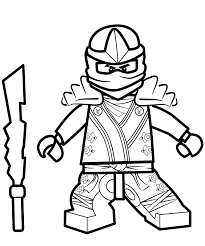 Un coloriage de ninja prêt à imprimer et à colorier. Coloriage Et Dessin De Ninjago A Imprimer