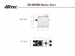 Hs 5087mh Hv Premium Digital Metal Gear Micro Servo Hitec