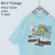 80s vintage polytees パキ綿 ポップアートtシャツ ビンテージ 古着屋 grin days memory vintage used new select clothing tシャツ tシャツ プリント ヴィンテージtシャツ