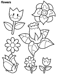 Flowers coloring pages for kids. Spring Flowers On Crayola Com Flower Coloring Sheets Spring Coloring Pages Free Coloring Pages