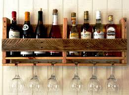 I used scrap wood from other projects and then gave it a distressed paint job. Diy Wine Glass Rack Hanging Type Step Into The Dark