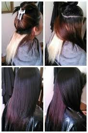 Black hair is the darkest and most common of all human hair colors globally, due to larger populations with this dominant trait. Dark Hair Highlights Underneath Berkata J