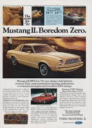 1976 Ford Mustang II: Favorite Car Ads | The Daily Drive | Consumer Guide®