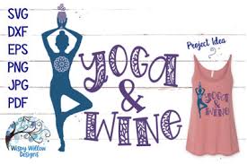 Download Download Yoga And Wine Svg Free PSD Mockup Templates