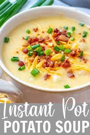 Instant Pot Loaded Potato Soup Recipe Instant Pot Dinner Recipes Loaded Potato Soup Instant Pot Soup Recipes