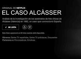 Todo sobre el triple homicidio en españa que netflix convirtió en documental. Documental El Caso Alcasser Fecha De Estreno Trailer