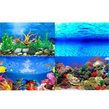 2017 New 150 50cm Aquarium Fish Tank Sticker Decoration Beautiful High Definition Background Paper Fish Tank Sticke Aquarium Fish Tank Paper Fish Aquarium Fish