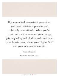 If You Want To Learn To Trust Your Vibes You Must Maintain A Picture Quotes