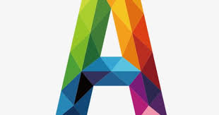 Color is used for its emotional effect in conveying the tone . Colorful Letters A Alphabet Design Graffiti Lettering Fonts Font Design Alphabet