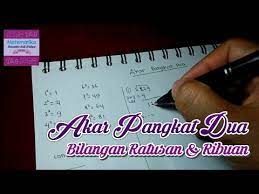 You can do the exercises online or download the worksheet as pdf. Penarikan Akar Pangkat Dua Youtube