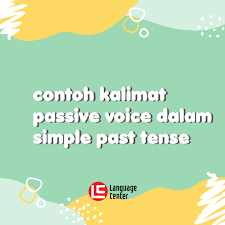 I was reading a journal in the library when someone burped out loud. Contoh Kalimat Passive Voice Dalam Simple Past Tense