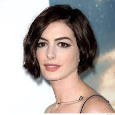Image Result For Anne Hathaway Haircut Interstellar Chin Length Hair Celebrity Short Hair Chin Length Haircuts