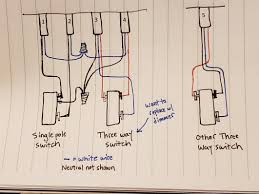 Complex 3 way light switch wiring diagram uk intermediate components of a doorbell free transpa png clipart images. Replacing 3 Way Switch With Dimmer Strange Wiring Doityourself Com Community Forums