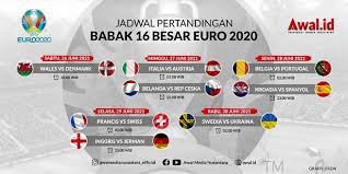 Berikut jadwal babak 16 besar piala eropa 2020. Ojopwn Ib2ekhm