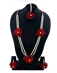 They are like the cherry on top. Artificial Flower Jewellery Online Wedding Baby Shower Jewellery Anuradha Art Jewellery