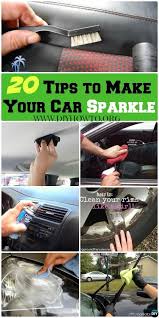 20 Car Deep Cleaning Tips Tricks To Make Your Car Sparkle Via Diyhowto Cleaning Hacks Car Cleaning Deep Cleaning Tips