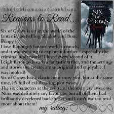 Reasons to Read: Six Of Crows by Leigh Bardugo | the bibliomaniac book blog