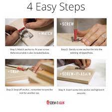 Once You Get Our Screws Make Sure You Know How To Use Them We Ve Made The Steps As Easy As Possible So That You Don T Have To W Stripped Screw Screw