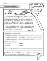 sink or float?, lesson plans the